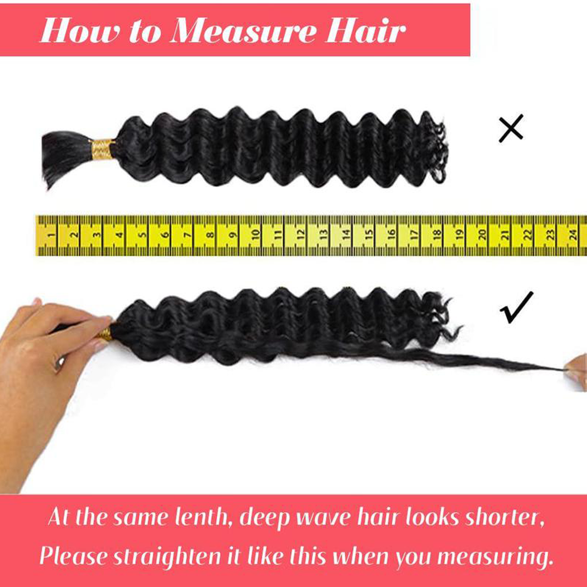 #27 deep wave bulk hair detail