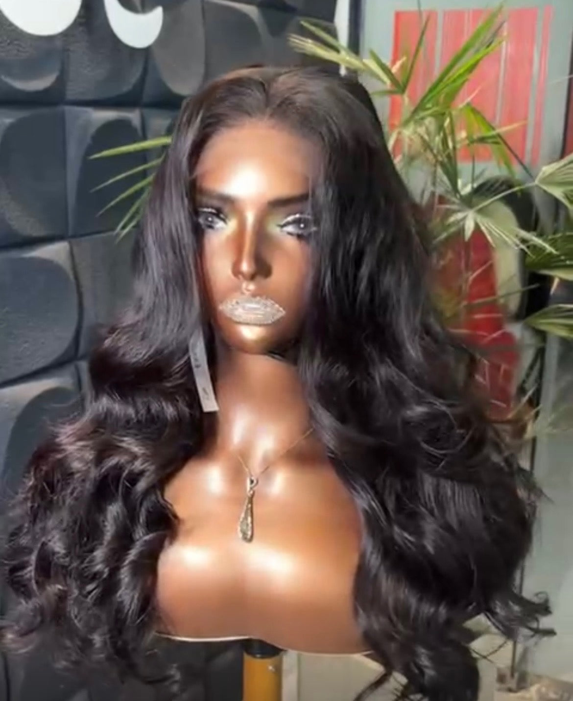 22-Inch 13x4 HD Lace Glueless Wig – 180% Density Human Hair