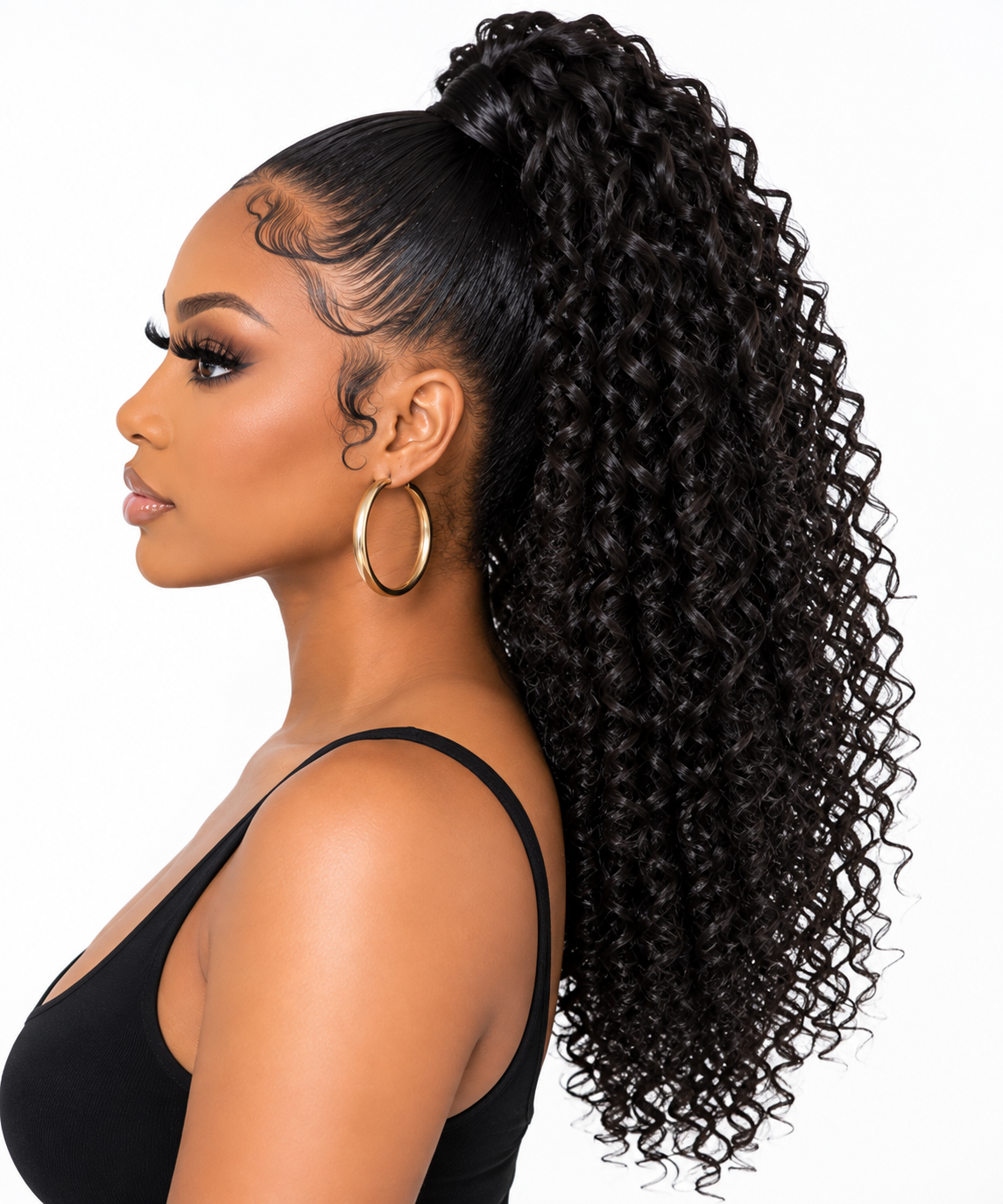 Kinky Curly Drawstring Ponytail 🌹