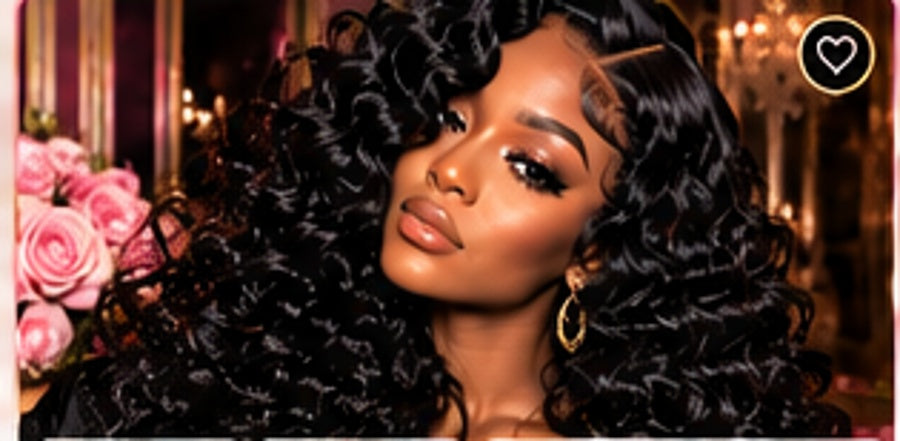 Della Rose Luxe editorial styling inspiration; actual hair may vary