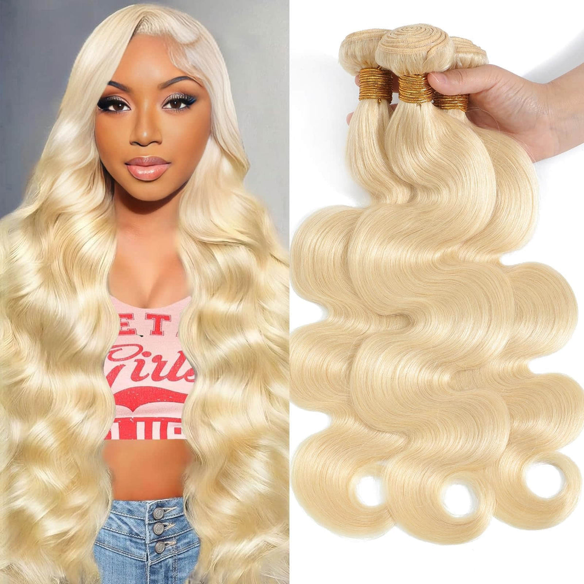 613 blonde hair product detail