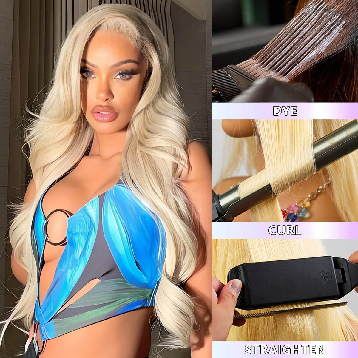 613 blonde hair product detail