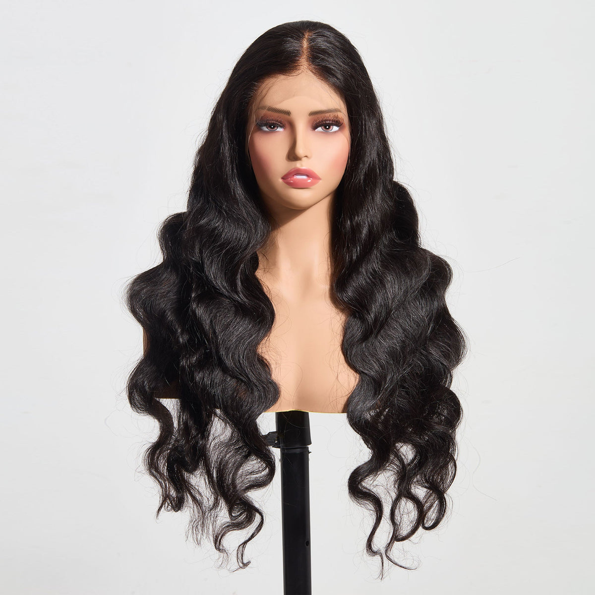 StariaHair 13"x6" HD Lace Frontal Wig 200% Body Wave #1B