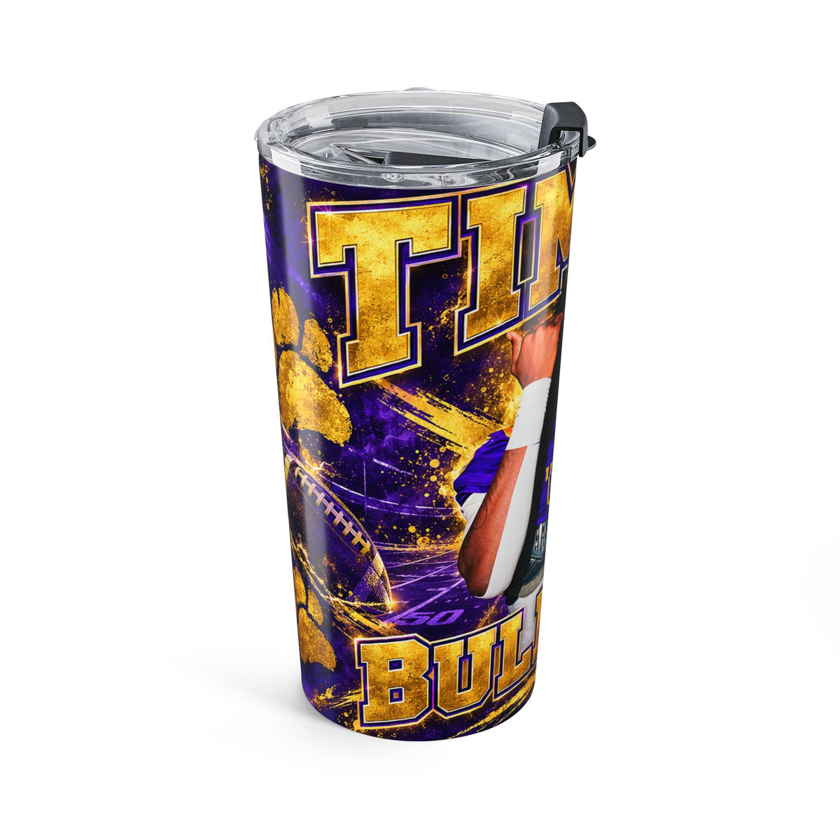 Timmy #3 Bulldogs Original Edition | Purple & Gold 20 oz Tumbler