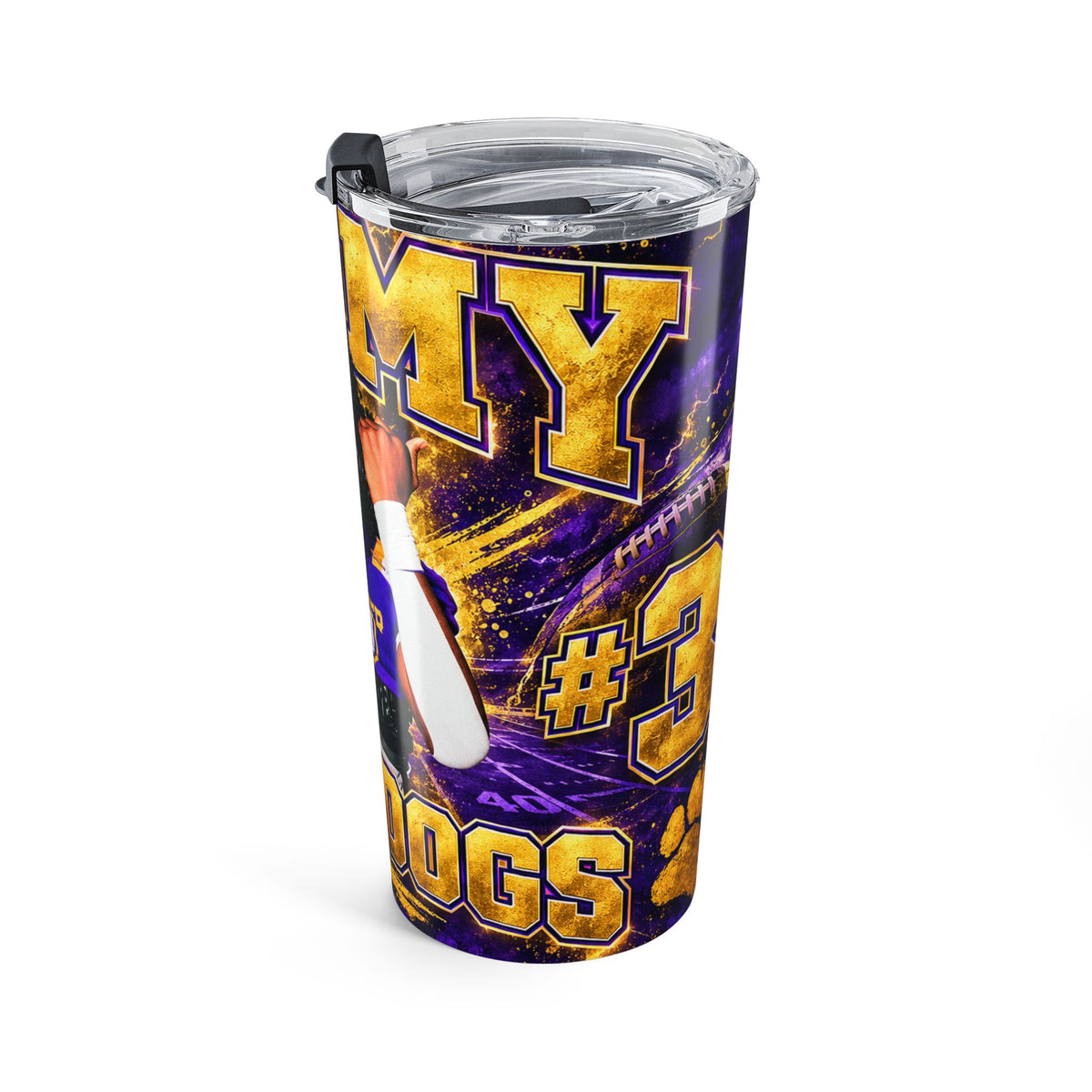 Timmy #3 Bulldogs Original Edition | Purple & Gold 20 oz Tumbler