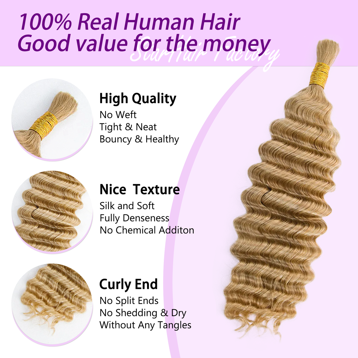 #27 deep wave bulk hair detail
