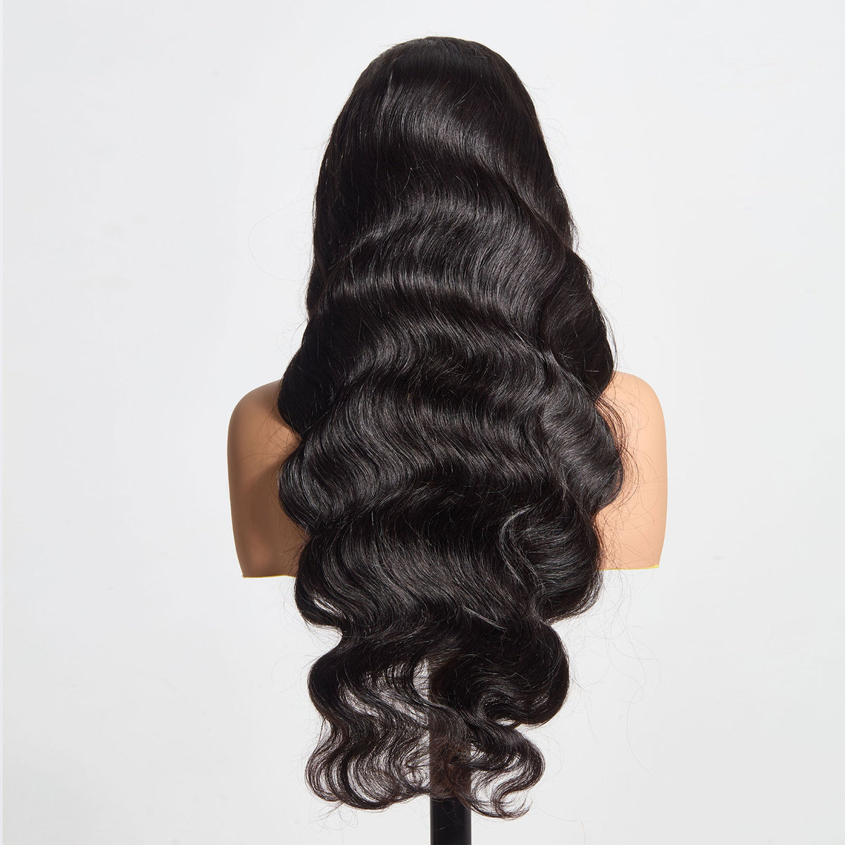 StariaHair 13"x4" Body Wave 150% Transparent Lace Frontal Wig #1B