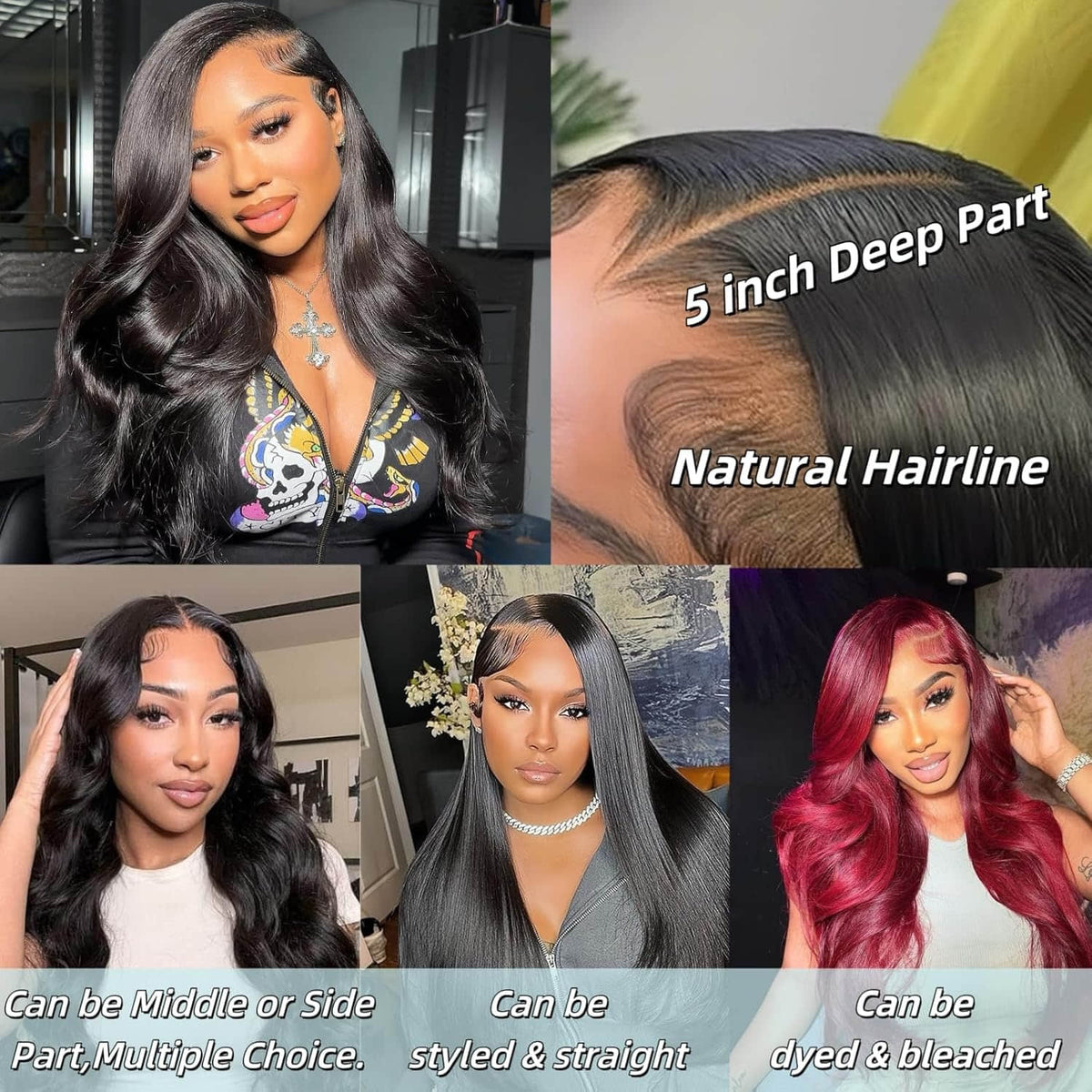 Della Rose Luxe | Body Wave 5×5 HD Lace Closure