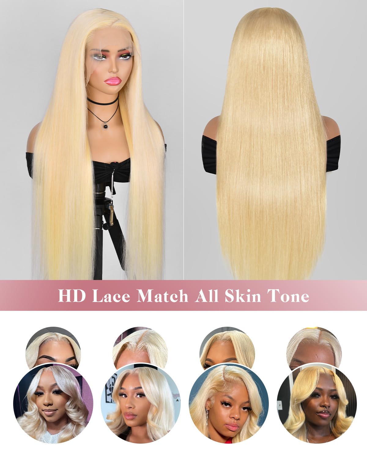 613 blonde hair product detail