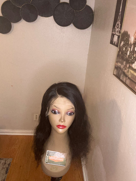 22inch 13x4 Human hair glue less wig