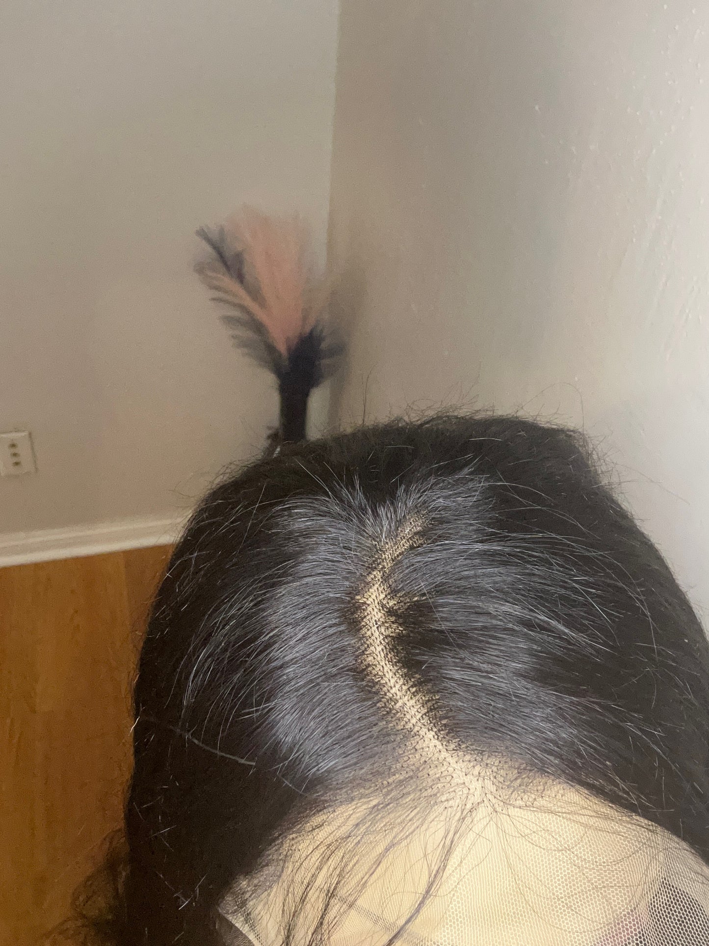 22inch 13x4 Human hair glue less wig