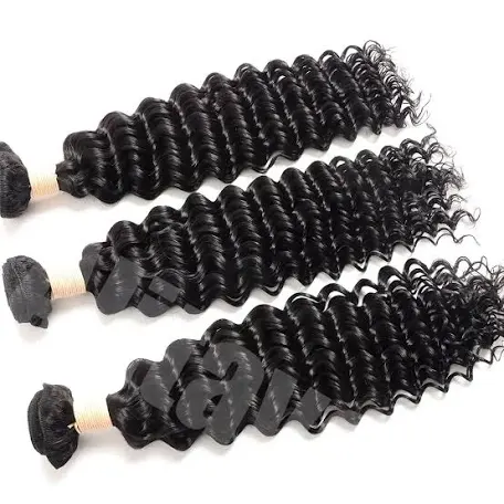 12A Deep Wave Bundle Deal (3 Bundles) | 100% Virgin Human Hair