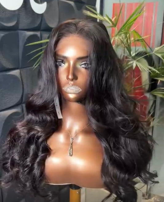 22-Inch 13x4 HD Lace Glueless Wig – 180% Density Human Hair
