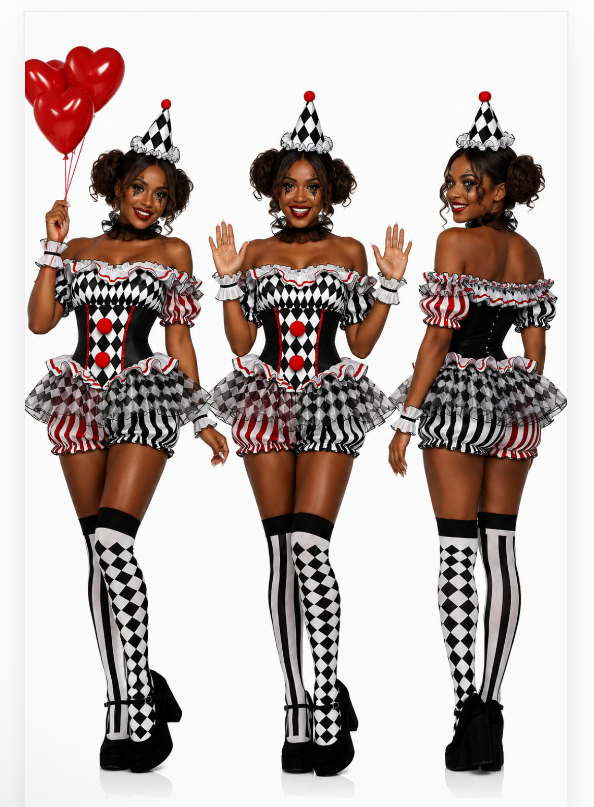 Scary Carnival Women’s Clown Costume