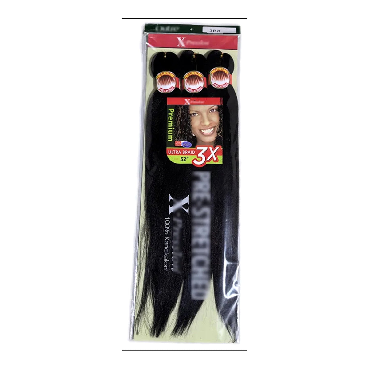 X-Pression 3X Pre-Stretched Braiding Hair – 52” | Professional Braid Hair