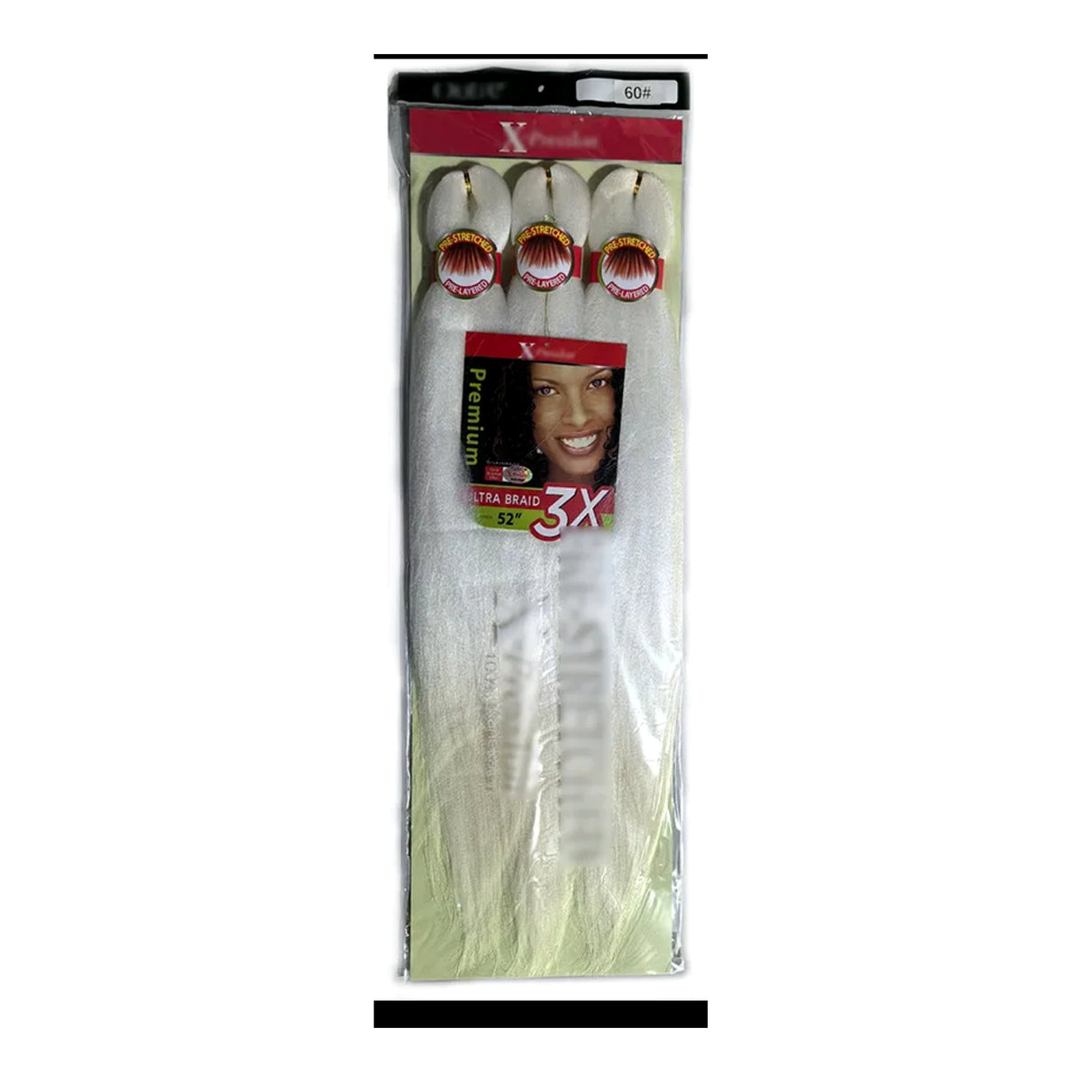 X-Pression 3X Pre-Stretched Braiding Hair – 52” | Professional Braid Hair