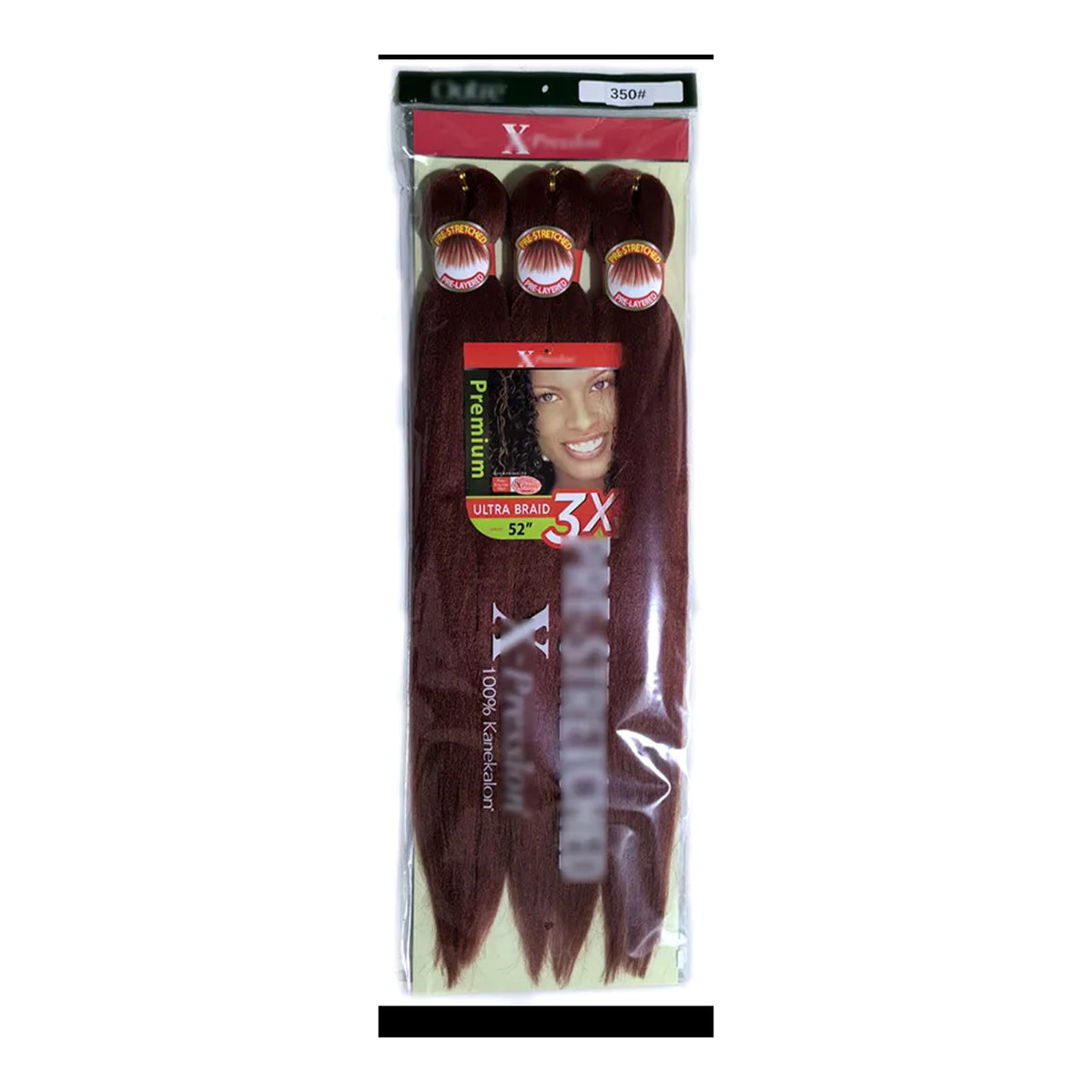 X-Pression 3X Pre-Stretched Braiding Hair – 52” | Professional Braid Hair