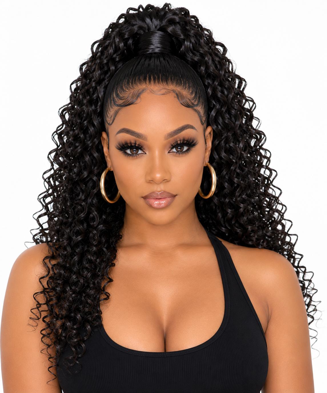 Kinky Curly Drawstring Ponytail 🌹