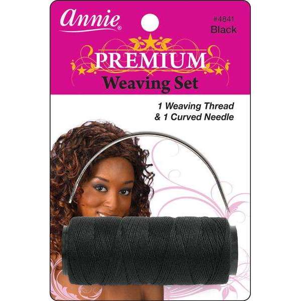 Annie Premium Weaving Set – Black Thread & Curved Needle