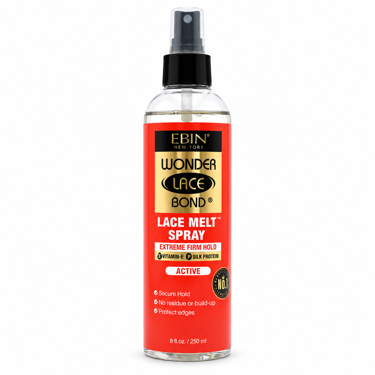 EBIN Wonder Lace Bond Lace Melt Spray – Active Extreme Firm Hold, 8 oz