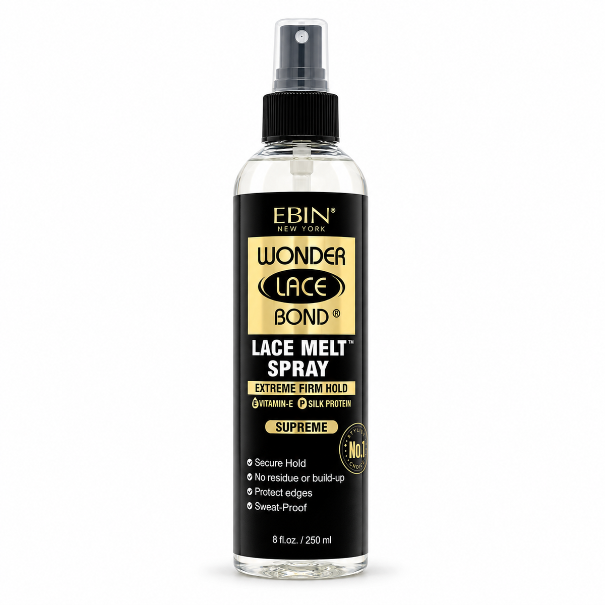 EBIN Wonder Lace Bond Lace Melt Spray – Active Extreme Firm Hold, 8 oz