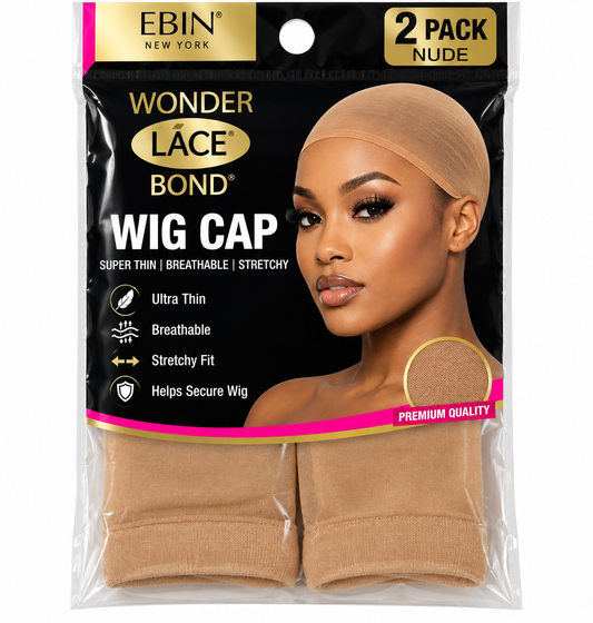 Nude/Brown Wig Caps – 2 Pack