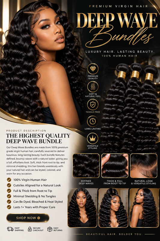 Deep Wave 3-Bundle Deal | Choose Each Length