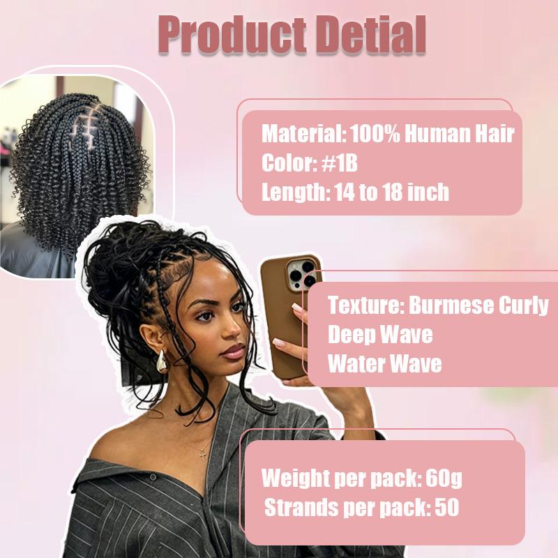 Crochet hair product detail