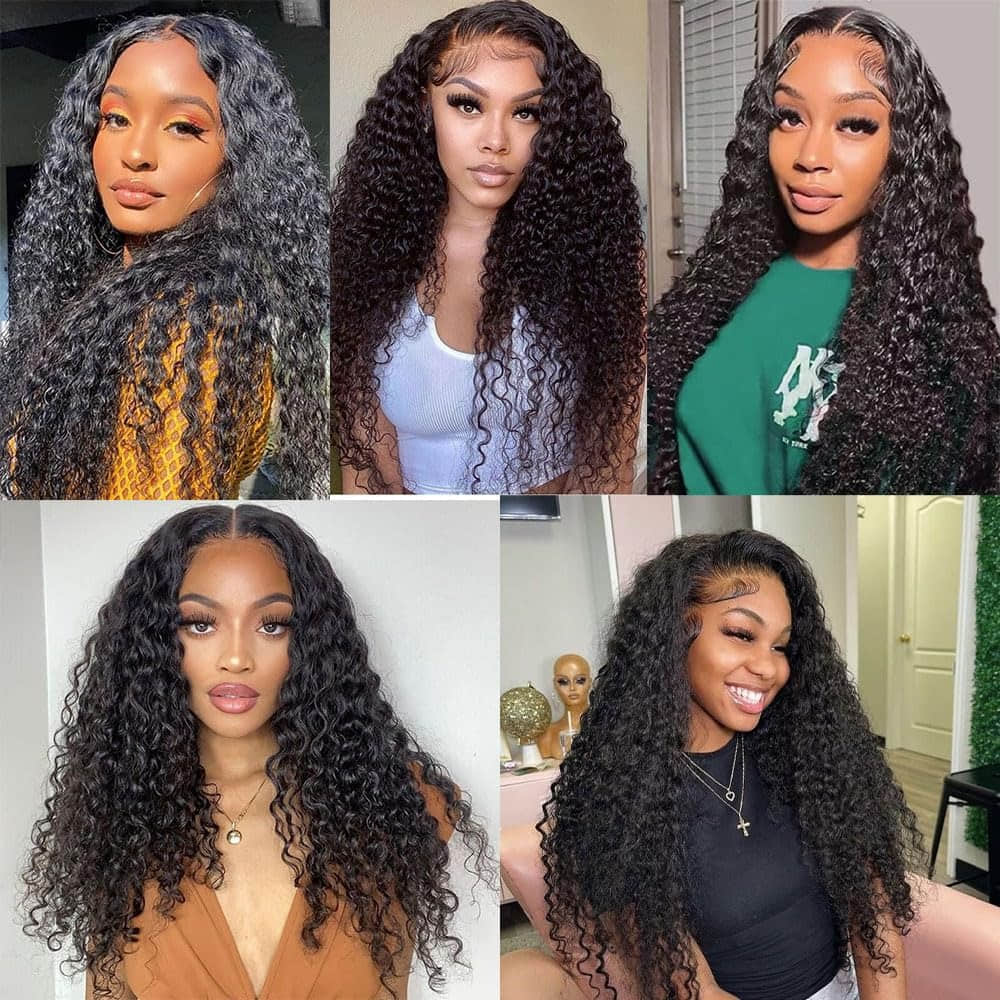 Water Wave Virgin Brazilian Hair Bundles Wet and Wavy Hair Natural Color 14-30 Inch - Stariahair