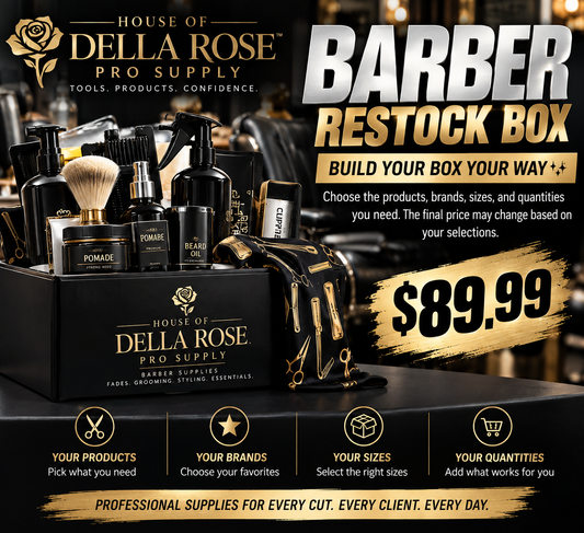 House of Della Rose Pro Supply Barber Restock Box