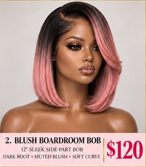 Blush Boardroom Bob – 12 Inch