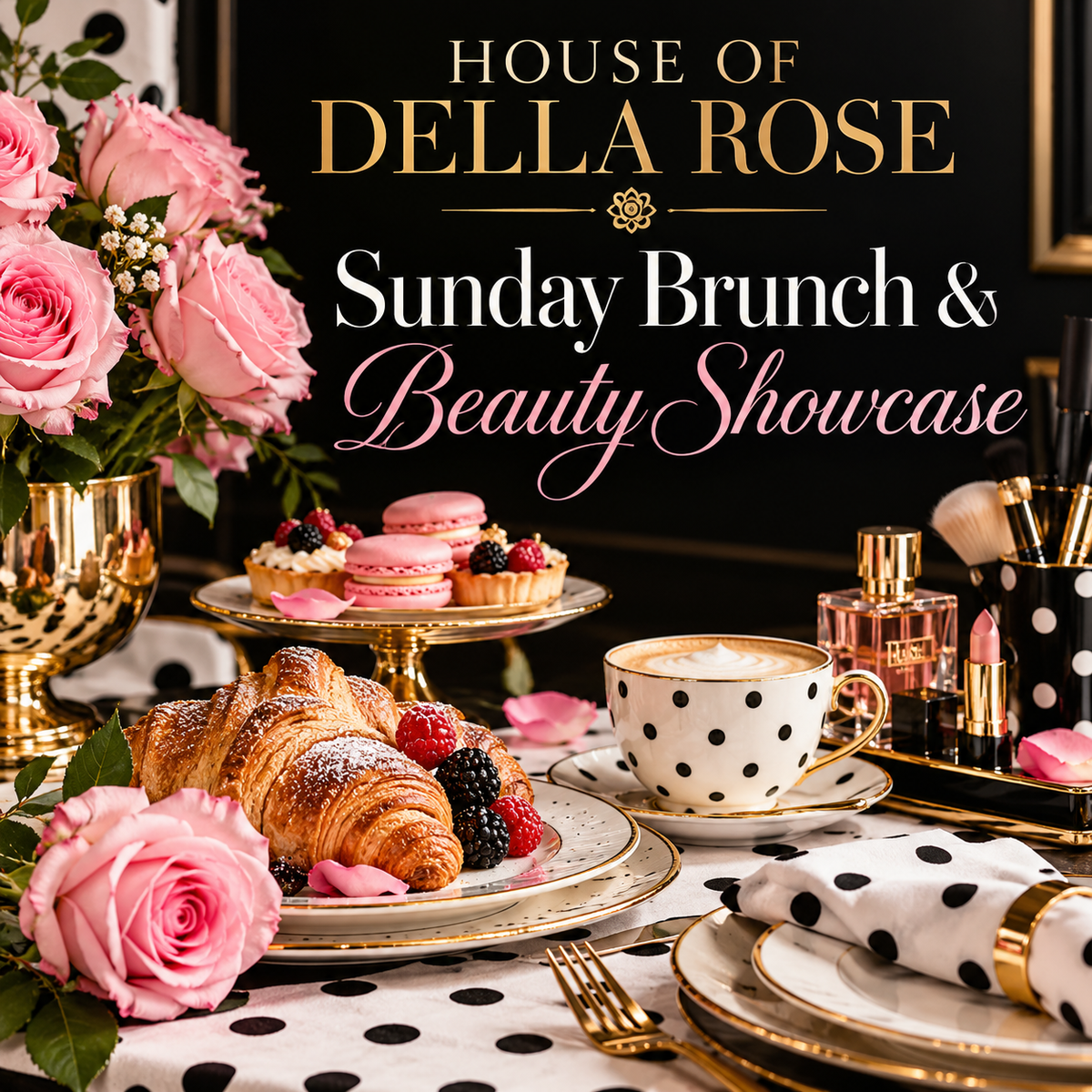 House of Della Rose Sunday Brunch and Beauty Showcase cover