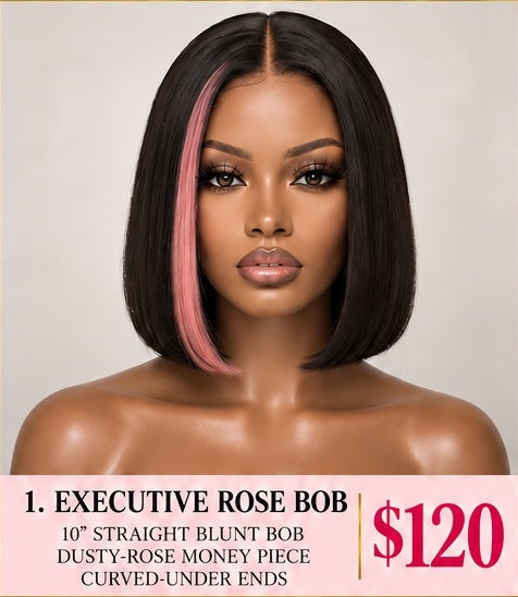 Executive Rose Bob – 10 Inch