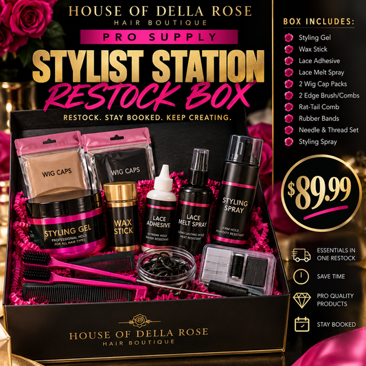 House of Della Rose Pro Supply Stylist Station Restock Box