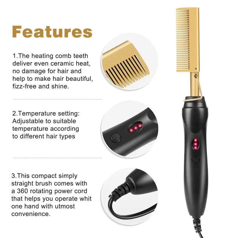Supplier reference: electric hot comb details