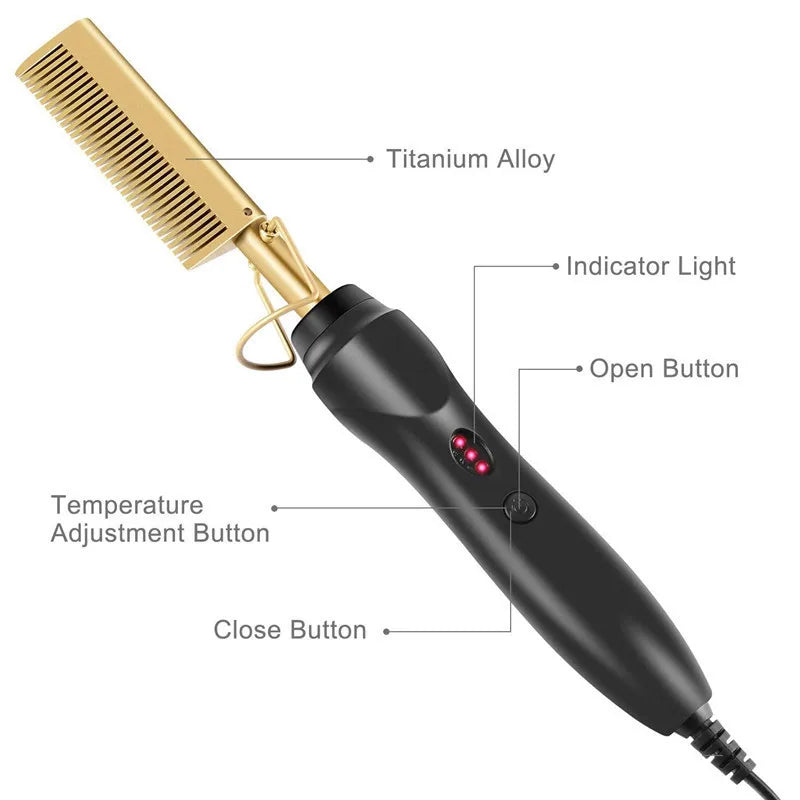 Supplier reference: electric hot comb details